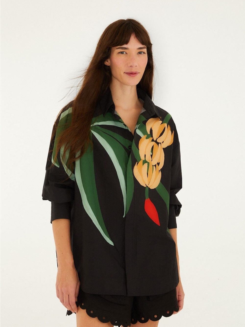 FARM RIO Graphic Banana Tree Shirt